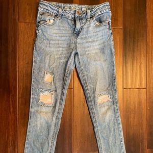 Cat & Jack Girl's Jeans Size 12 Skinny Stretch Denim Blue .